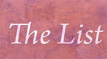 THE CAREGIVER’S LIST
